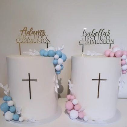 Holy Communion Cake Topper